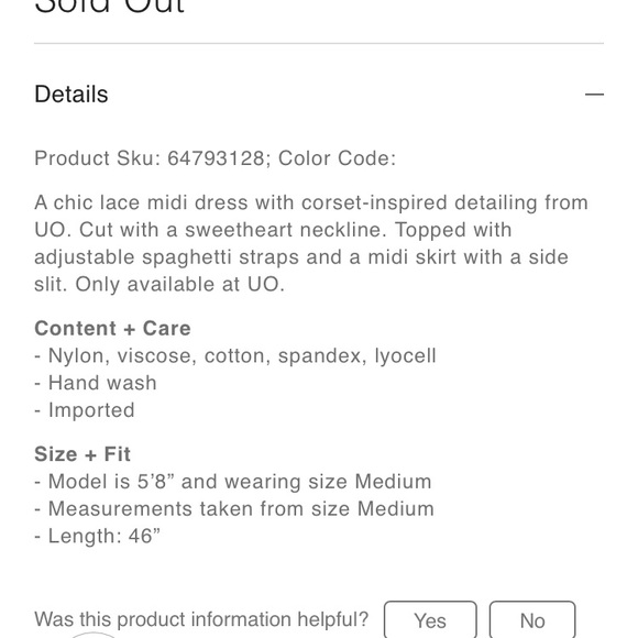 Gorgeous Lace Bustier Maxi Dress, size M - Picture 14 of 14